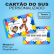 Cartão do SUS plastificado