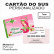 Cartão do SUS plastificado