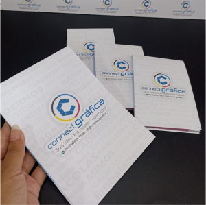 Bloco Capa envolvente Sulfite 75g 10x15  Capa Offset 180g  
