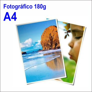 Impressão Fotográfico 180g A4  A4    
